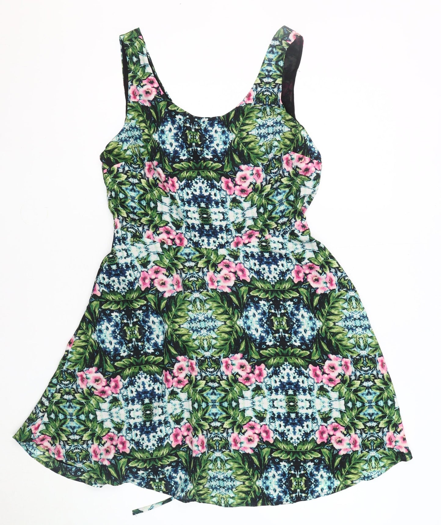 Forever 21 Women's Multicoloured A-Line Short Dress