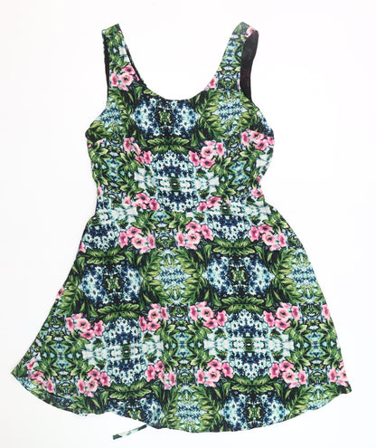 Forever 21 Women's Multicoloured A-Line Short Dress