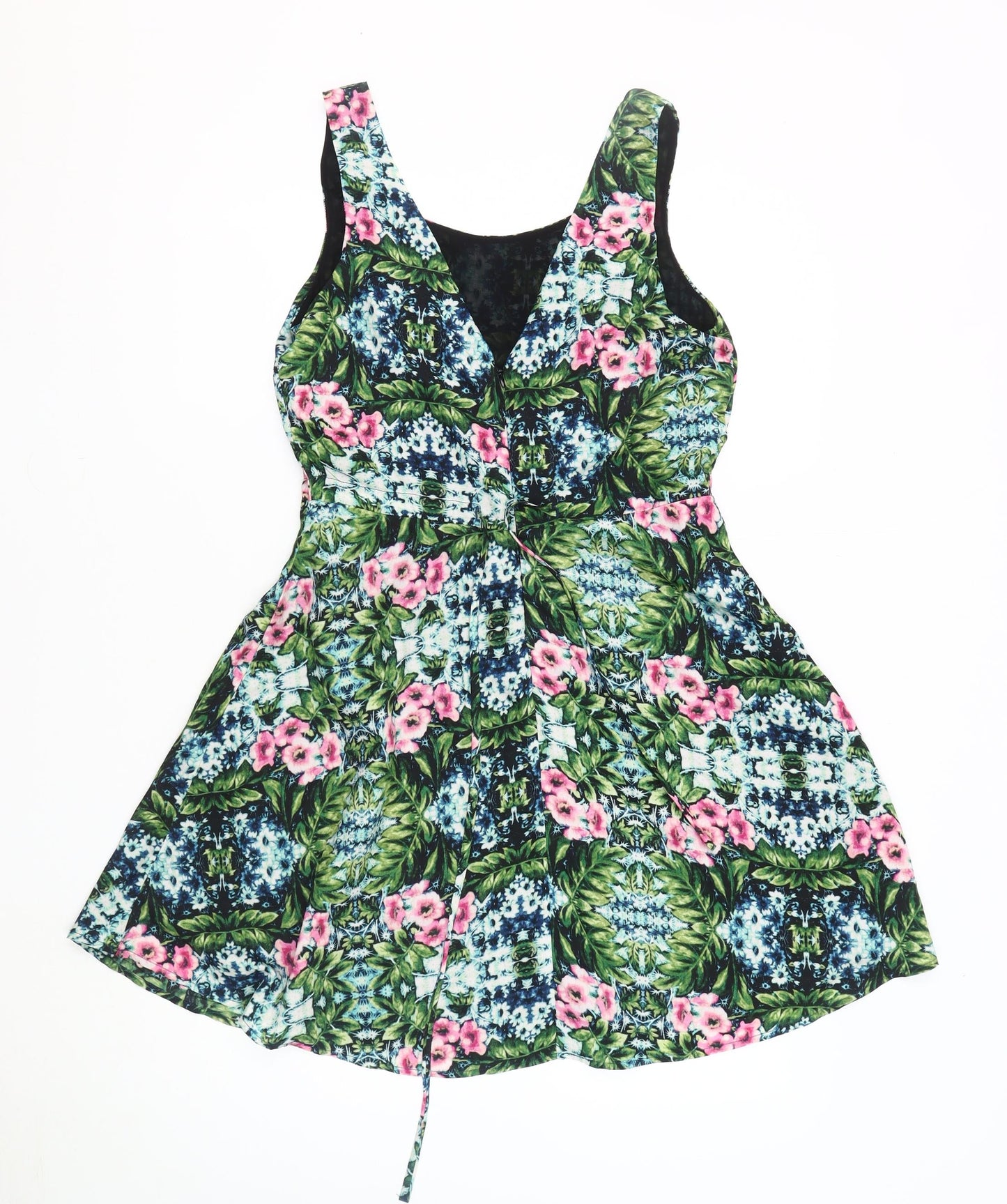 Forever 21 Women's Multicoloured A-Line Short Dress