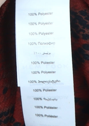 New Look Women's Multicoloured Button-Up Shirt UK 8