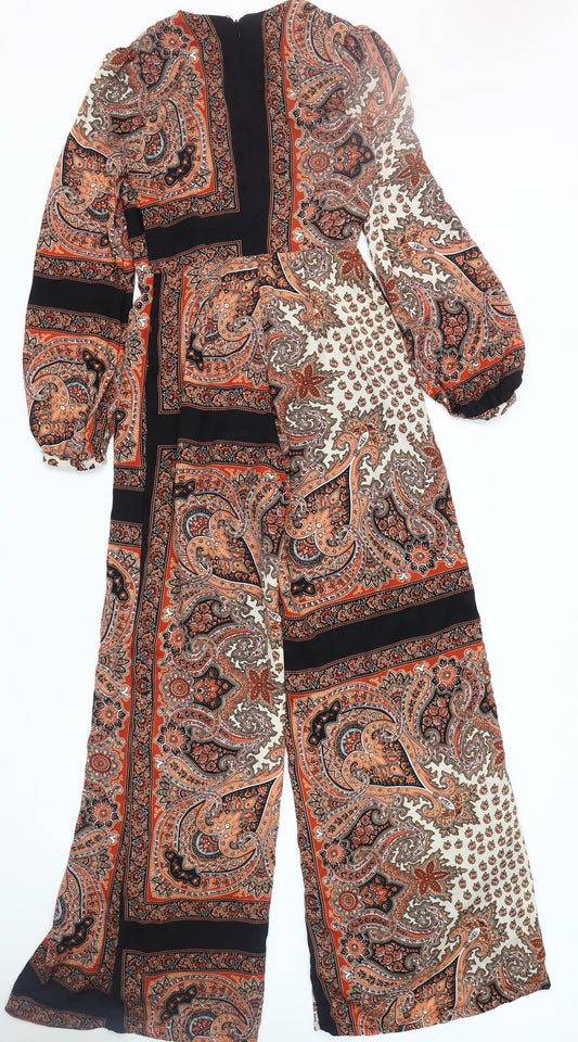 Glamorous Womens Jumpsuit Multicoloured Paisley XS