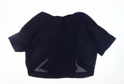 Womens UK Size 20 Live Unlimited London Blue Basic Blouse
