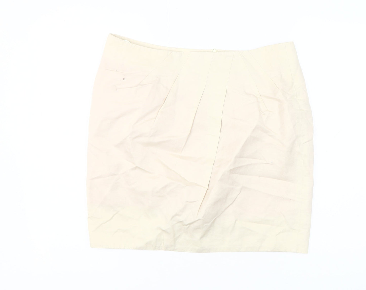 Monsoon Women's Ivory Pencil Skirt Size 14