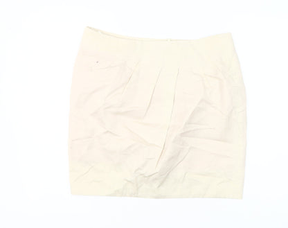 Monsoon Women's Ivory Pencil Skirt Size 14
