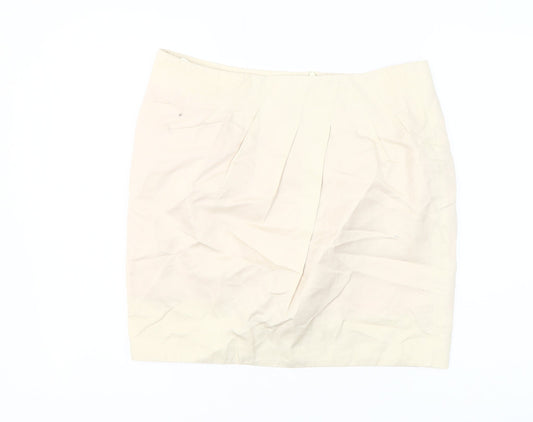 Monsoon Women's Ivory Pencil Skirt Size 14