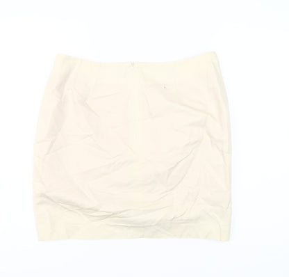 Monsoon Women's Ivory Pencil Skirt Size 14