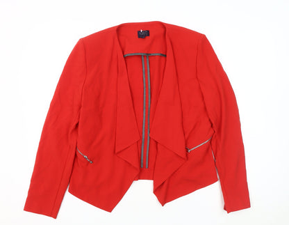 Marks and Spencer Women's Red Blazer Size 12