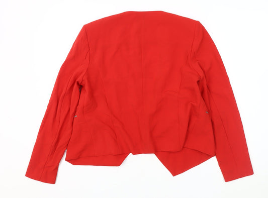 Marks and Spencer Women's Red Blazer Size 12