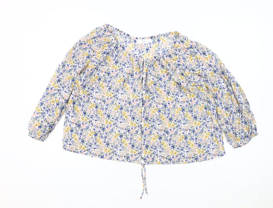 Womens UK Size 12 MNG Multicoloured Basic Blouse