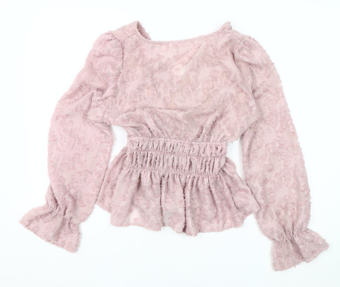BISOU'S PROJECT Women's Pink Tunic Blouse - Size S