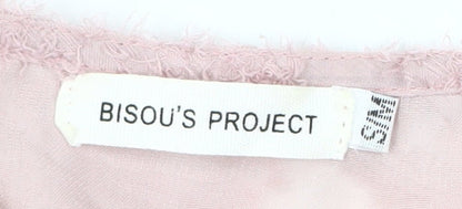 BISOU'S PROJECT Women's Pink Tunic Blouse - Size S