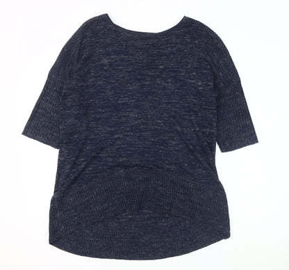 Womens UK Size 14 Marks and Spencer Blue Pullover Jumper