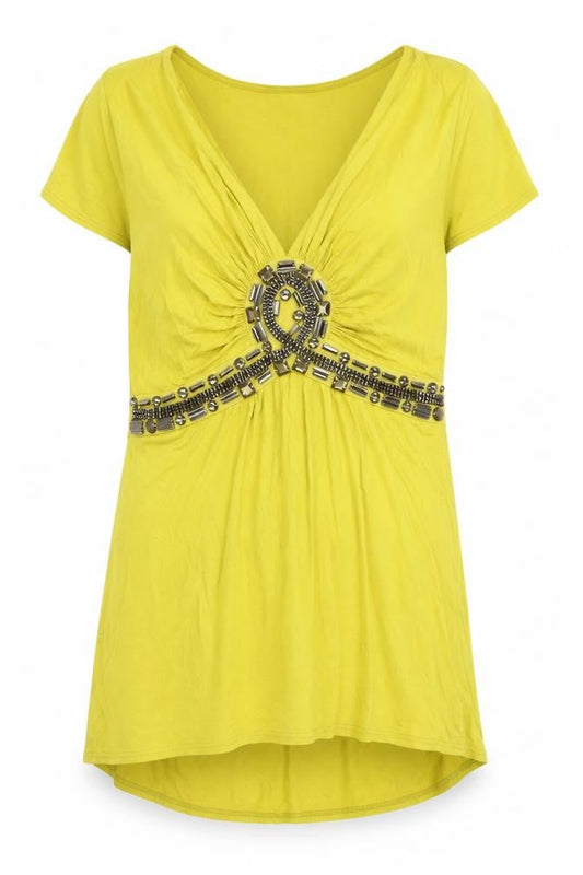 Star by Julien Macdonald Women's Yellow Party Dress Size 14