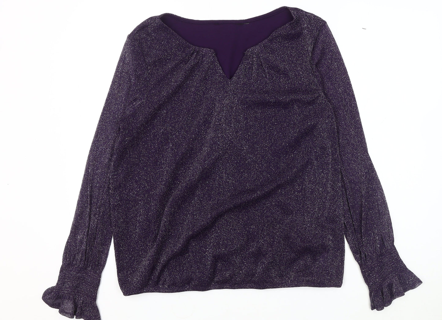 Womens UK Size 16 Dorothy Perkins Purple Basic Blouse