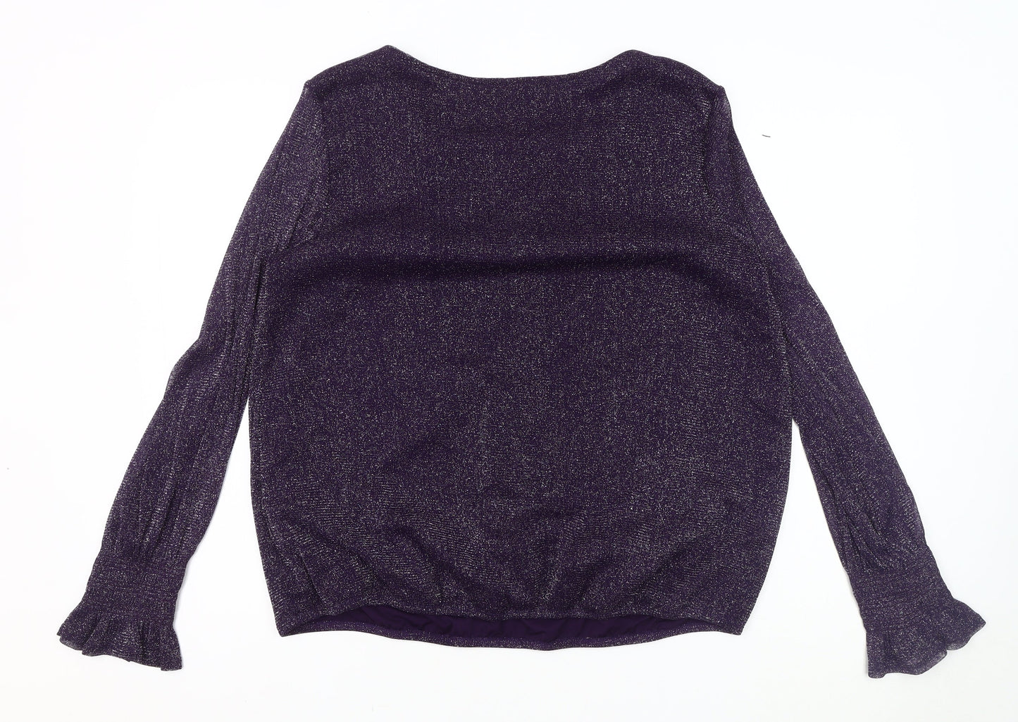 Womens UK Size 16 Dorothy Perkins Purple Basic Blouse
