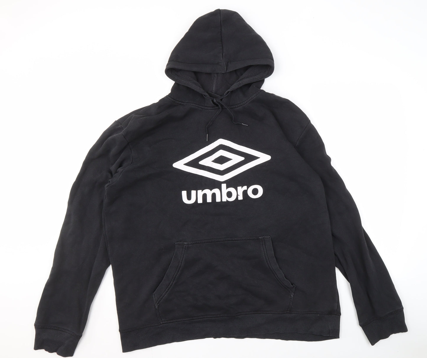 Mens UK Size 2XL Umbro Black Pullover Hoodie