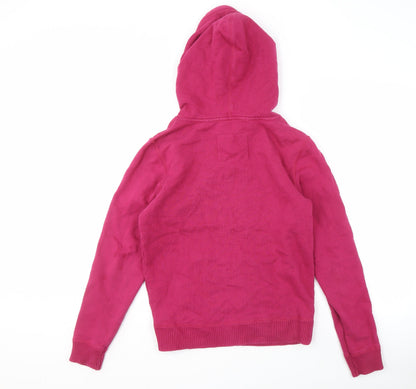 Womens UK Size 10 Jack Wills Pink Pullover Hoodie