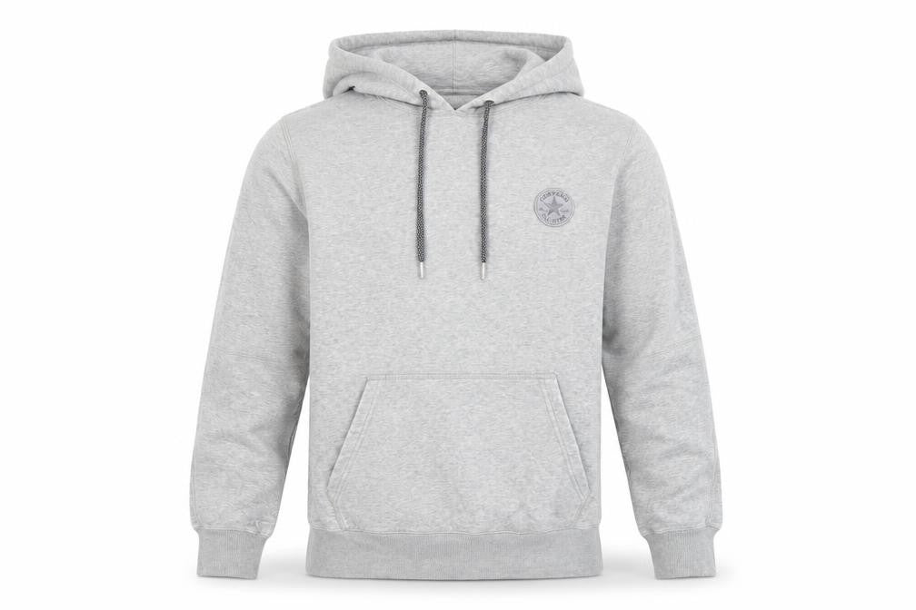 Mens UK Size S Converse Grey Pullover Hoodie