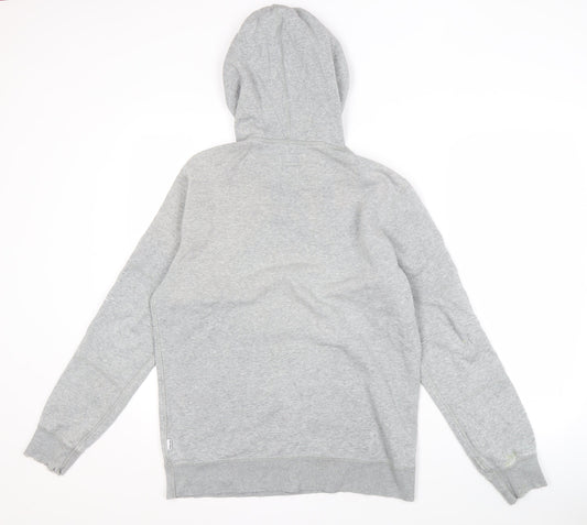 Mens UK Size S Converse Grey Pullover Hoodie