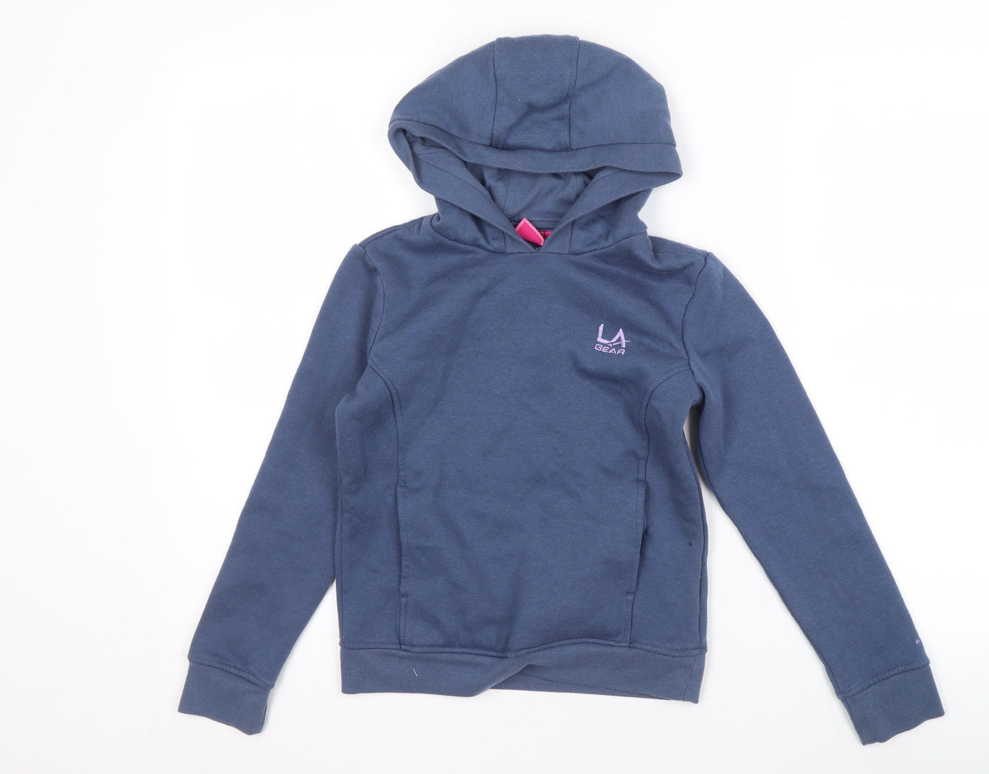 LA Gear Girls Blue Hoodie Pullover, 8-9 Years, Long Sleeve