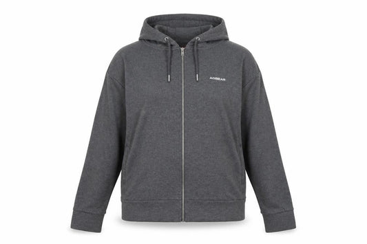 Womens UK Size 16 LA Gear Grey Full Zip Hoodie