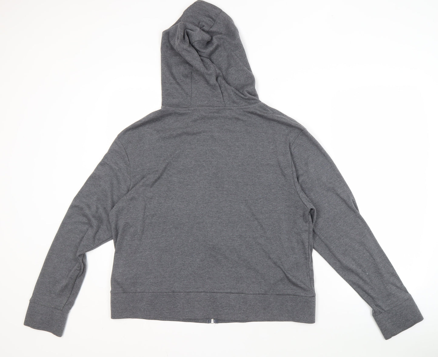 Womens UK Size 16 LA Gear Grey Full Zip Hoodie