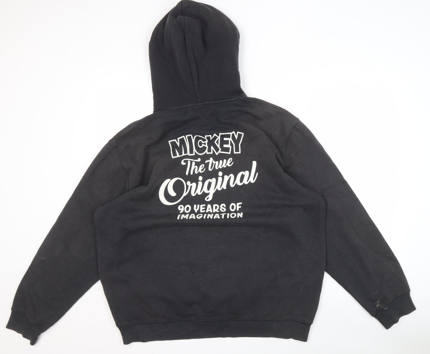 Unisex Adults UK Size S H&M Black Pullover Hoodie