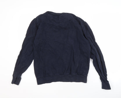 Mens UK Size M ellesse Blue Pullover Sweatshirt