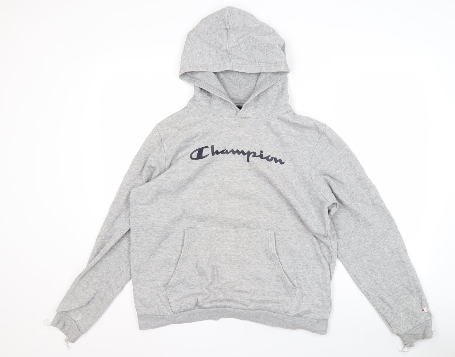Mens UK Size 2XL Champion Grey Pullover Hoodie