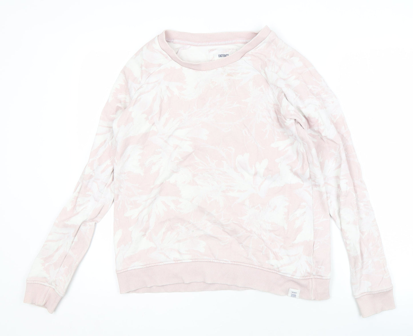 Womens UK Size 8 FatFace Pink Pullover Sweatshirt