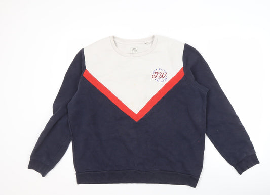 Womens UK Size 16 Jack Wills Multicoloured Pullover Sweatshirt