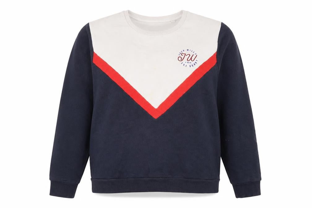 Womens UK Size 16 Jack Wills Multicoloured Pullover Sweatshirt