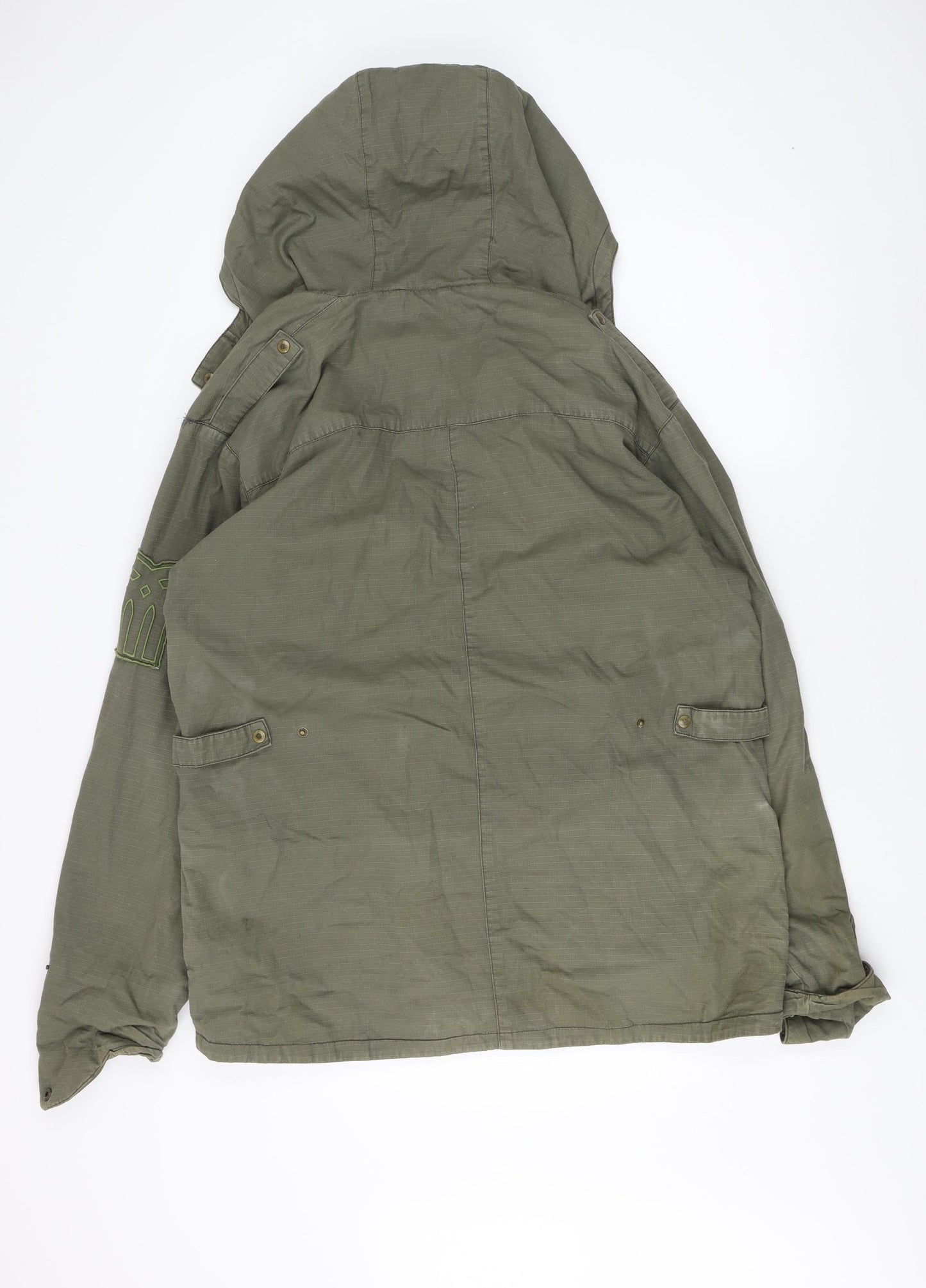 Mens UK Size L Fenchurch Green Military Jacket