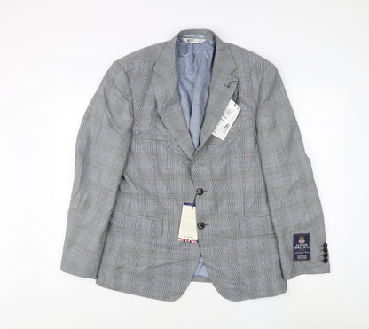 Mens UK Size 40 Marks and Spencer Regular Grey Suit Jacket