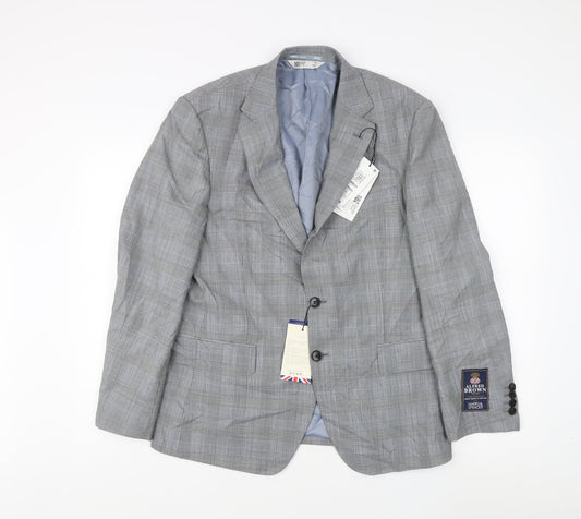 Mens UK Size 40 Marks and Spencer Regular Grey Suit Jacket