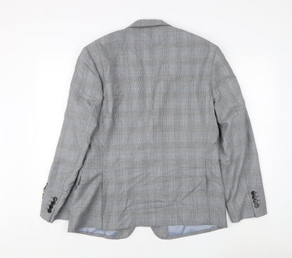 Mens UK Size 40 Marks and Spencer Regular Grey Suit Jacket