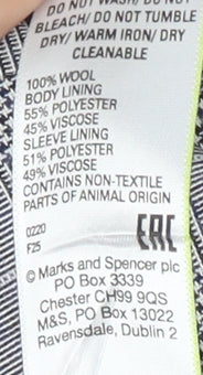 Mens UK Size 40 Marks and Spencer Regular Grey Suit Jacket