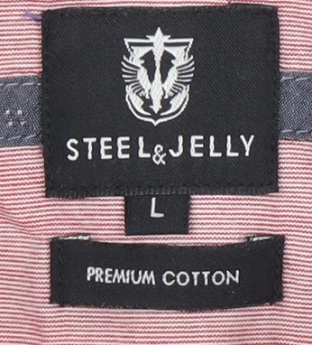 Steel & Jelly Men's Multicolour L Dress Shirt