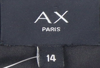 AX Paris Women's Black Sequined Sleeveless Dress Size 14