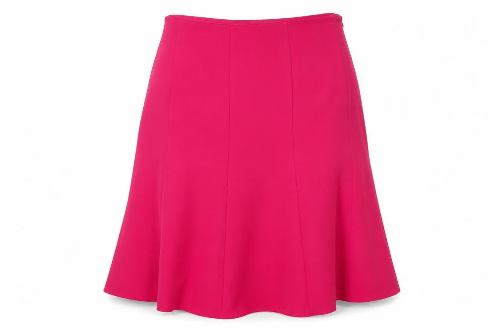Womens UK Size 22 EWM Pure Classics Pink A-Line Skirt
