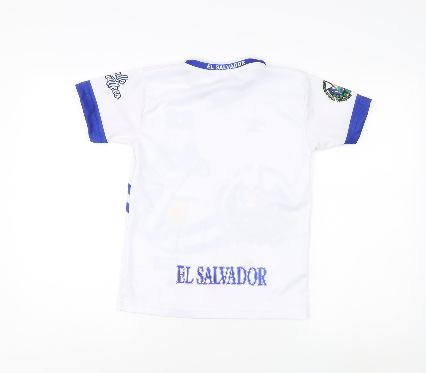 Umbro Boys White Graphic Print Football T-Shirt, Size 10 Years