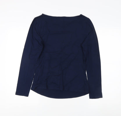 Womens UK Size 12 Phase Eight Blue Basic T-Shirt