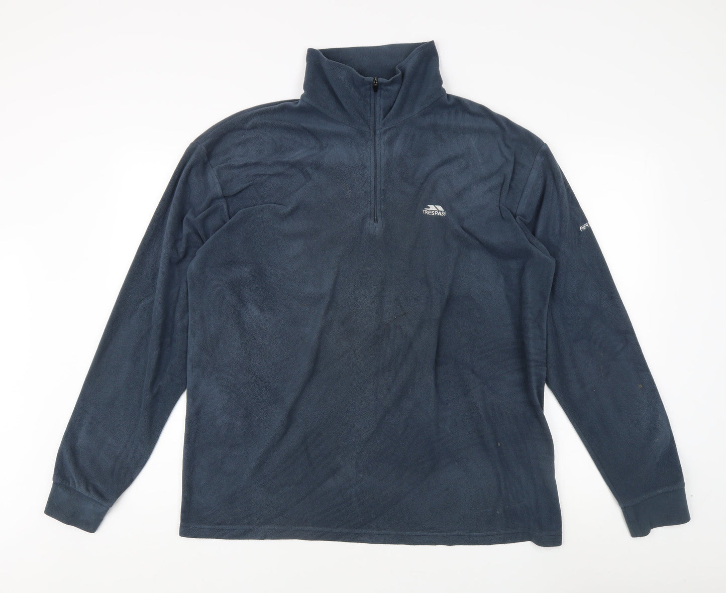 Trespass Men's Blue XL Fleece Pullover Sweatshirt