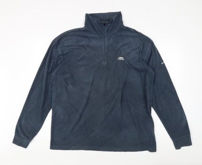 Trespass Men's Blue XL Fleece Pullover Sweatshirt