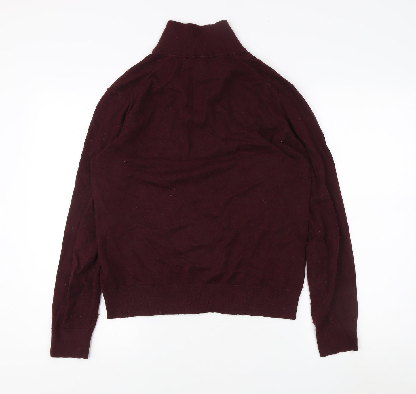 Mens UK Size S Banana Republic Red Henley Sweatshirt