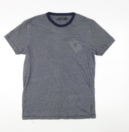 Mens UK Size L French Connection Blue  T-Shirt