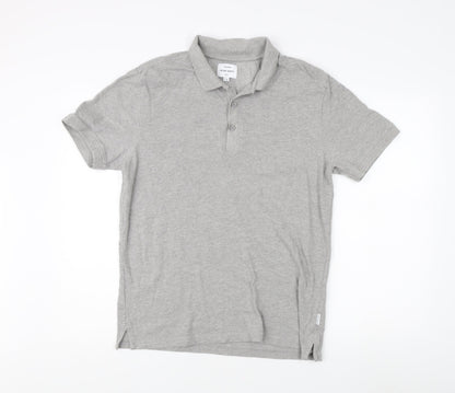 Peter Werth Men's Grey Polo Shirt, Size L, Casual Style