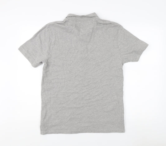 Peter Werth Men's Grey Polo Shirt, Size L, Casual Style