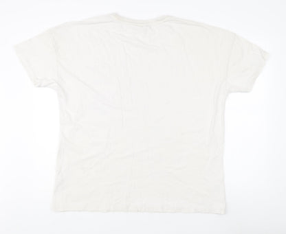 Unisex Adults UK Size XL NBA White Basic T-Shirt