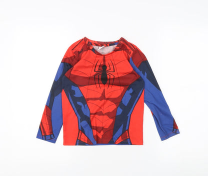 Avengers Boys Spider-Man T-Shirt, Long Sleeve, 5-6 Years